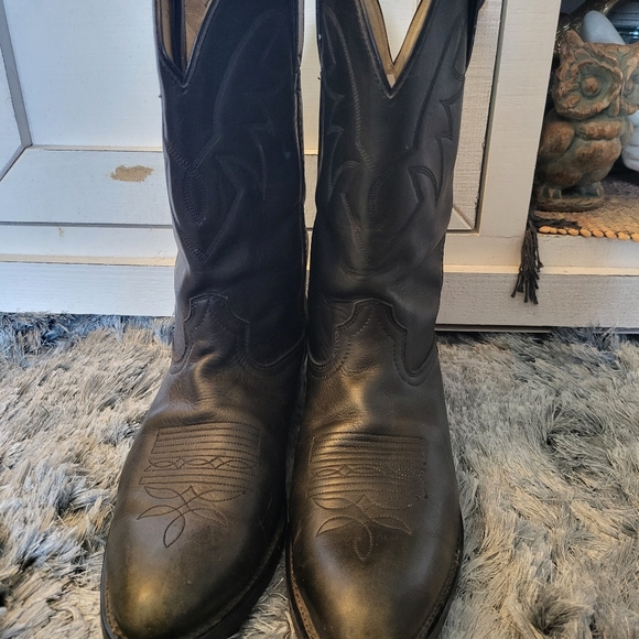 Durango Black Leather TR760 Western Boots sz 11.5D in Excellent Shape - Picture 2 of 10